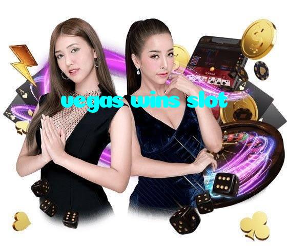 vegas wins slot casino presented on mobile device in Pakistan with slots and live games